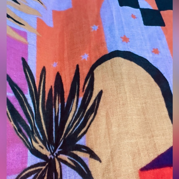 HAUTE HIPPIE NWT Elegant, Fun Cotton Pants. Mediterranean Cocktail Party Size S - Picture 8 of 12